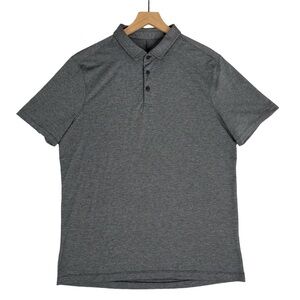Lululemon Evolution Polo Shirt Mens XL Golf Athletic Wicking Performance Stretch
